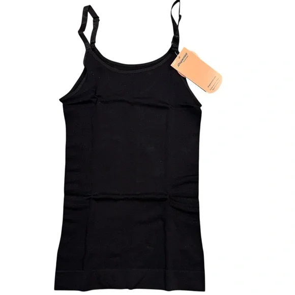 Shapermint NWT Scoup Neck Cami Essentials All Day Every Day Black Size Small - Picture 2 of 11